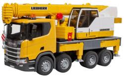 bruder daru|BRUDER Scania teherautó Liebherr daruval 1: 16 (3571)